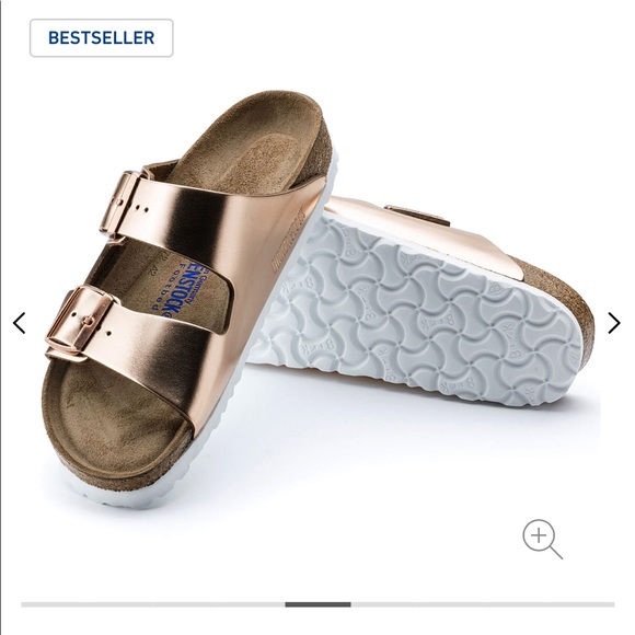 Birkenstock Shoes - NWOT Birkenstock Copper Metallic Size 38 US 7/7.5